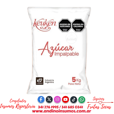 AZÚCAR IMPALPABLE KEUKEN 5 KG