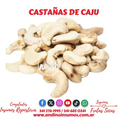 CASTAÑAS DE CAJU  250 GRS