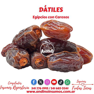 DÁTILES CON CAROZOS 500 GRS