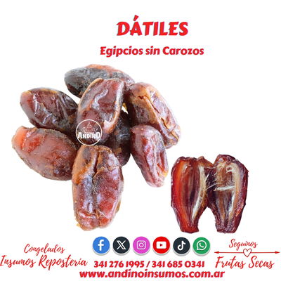 DÁTILES SIN CAROZOS 250 GRS