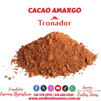 CACAO AMARGO TRONADOR  KG