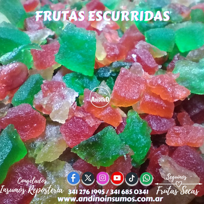 FRUTAS ESCURRIDAS 10 KG