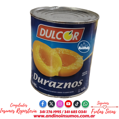 DURAZNOS EN ALMÍBAR 820 GRS