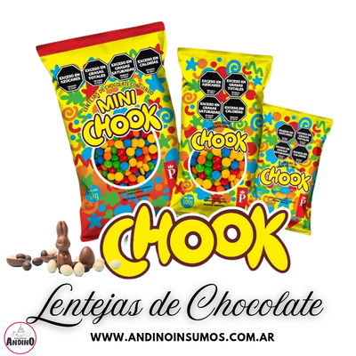 LENTEJAS DE CHOCOLATE MULTICOLOR CHOOK KG KG