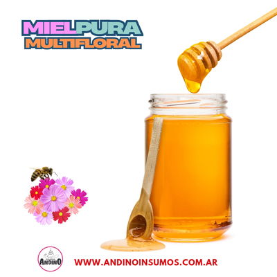 MIEL PURA MULTIFLORAL 500 GRS