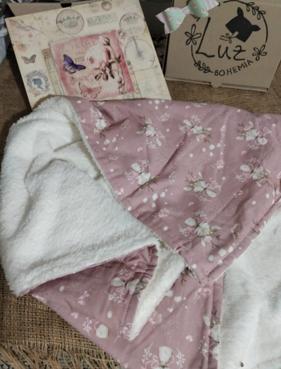 Manta Grande | Cerviatto | Corderito & Gabardina Estampada