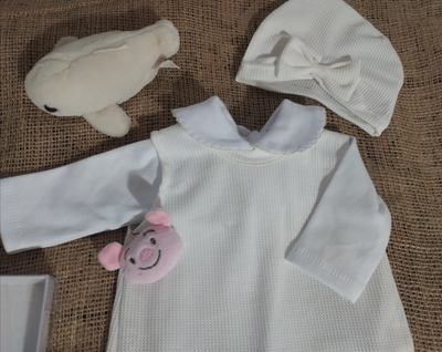 Beba Set Nacimiento-Salida | Dulce Bianca | Wafle&nbsp; 3 Piezas