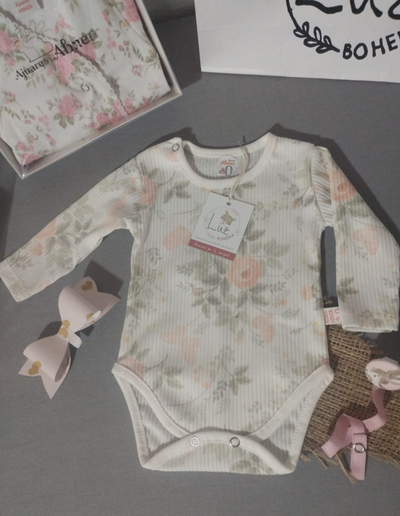 Body Beba Manga Larga Floral Vintage RN | Morley