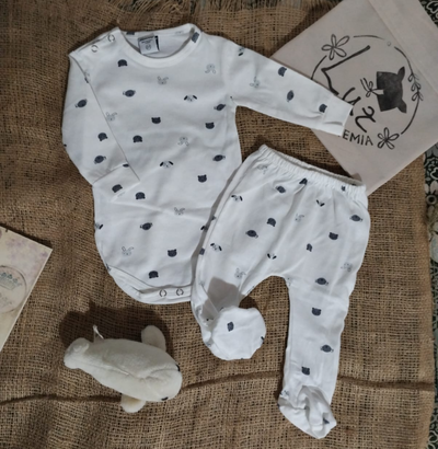 Bebé Set Nacimiento | Nazareno | Algodón Peinado Premium