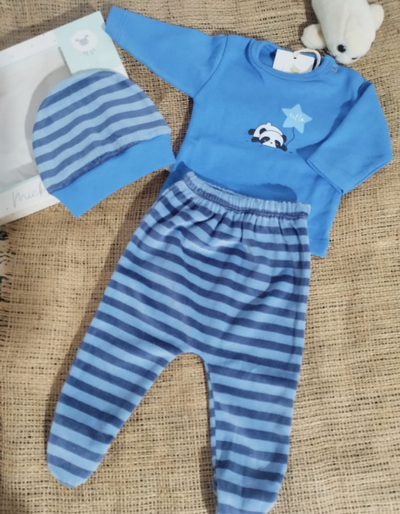 Bebé Set Nacimiento | Felipe | Plush & Algodón&nbsp; 3 Piezas