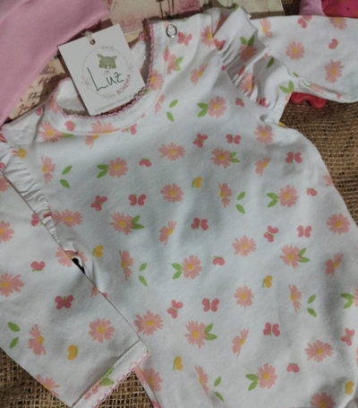 Beba Set Nacimiento | Almendrita |Algodón 100%&nbsp; 3 Piezas