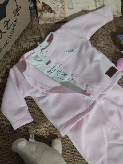 Set Saquito + Pantaloncito | Catalina | Algodón Rústico 2 Piezas