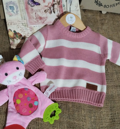 Sweater Beba | Media Estación | Hilo Rayado&nbsp;