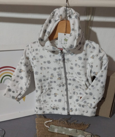 Conjunto Campera + Babucha Erizos | Plush