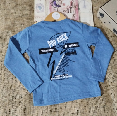 Remera Manga Larga C&W | Pop Rock | Algodón Peinado