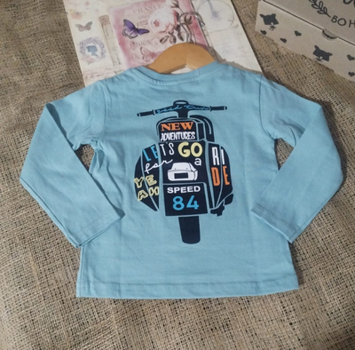 Remera Manga Larga C&W | New Adventures | Algodón Peinado