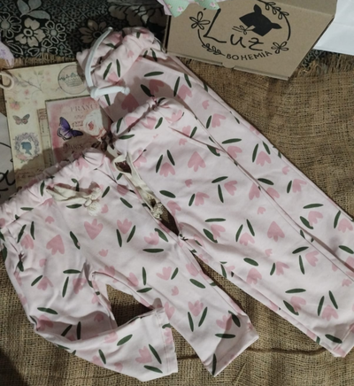 Jogging Beba Recto | Algodón Rústico Premium | Estampado