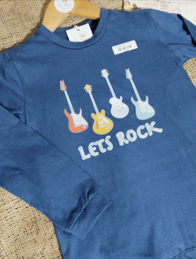 Remera Manga Larga | Guitarras | Algodón Peinado Premium