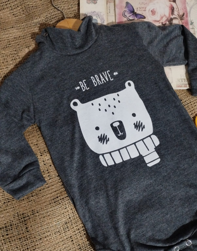 Body Bebé Cuello Polera Osito Be Brave | Modal