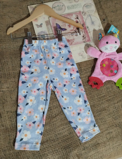 Leggings & Calcitas Beba Floral Lavanda | Lycra Premium