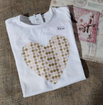 Remera Manga Larga | Corazón | Algodón Peinado Premium |&nbsp;