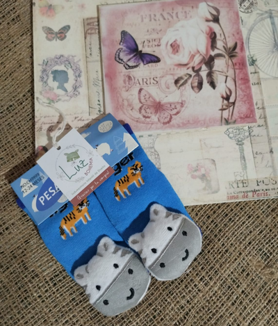 Medias para Bebés con Sonajero | Antideslizantes