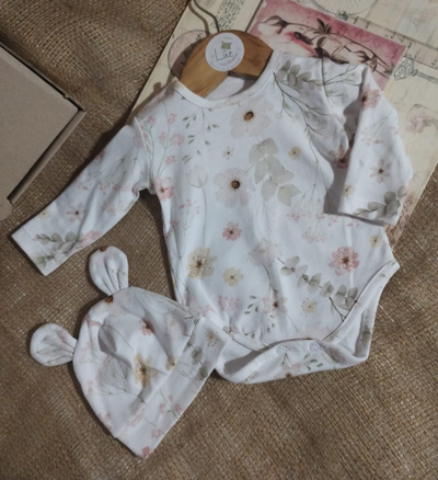 Ajuar de Nacimiento Recibidor | Amore Mío | Rosa Pastel&nbsp; | Algodón Peinado 4 piezas&nbsp; 