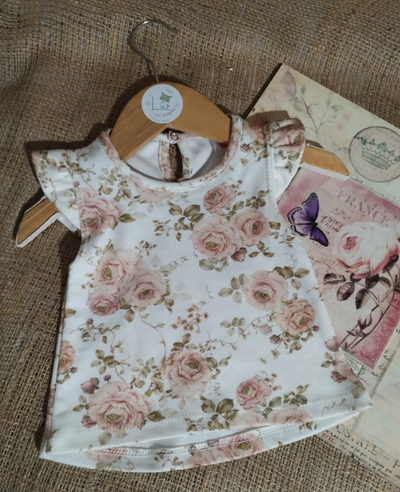 Remera Beba Volados Vintage | Berenice | Algodón