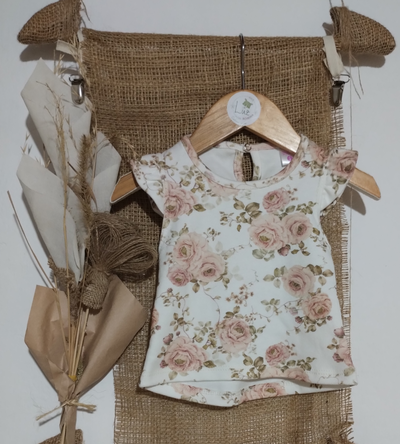 Remera Beba Volados Vintage | Berenice | Algodón