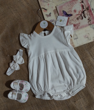 ~Body Bombachudo Beba de Lino con volados "Brunella"~