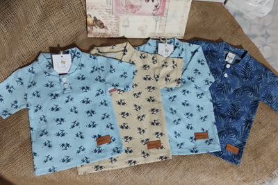 Remera Cuello Mao | Aloha | Piqué