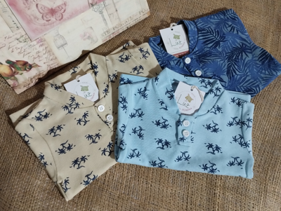 Remera Cuello Mao | Aloha | Piqué