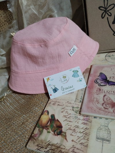 Gorrito Piluso Bebé | Lino Talle 03