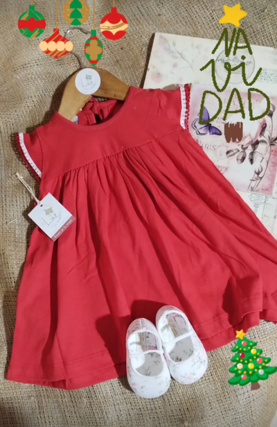 Vestido de Beba Puntilla | Dulce Sofi | Algodón Peinado&nbsp;