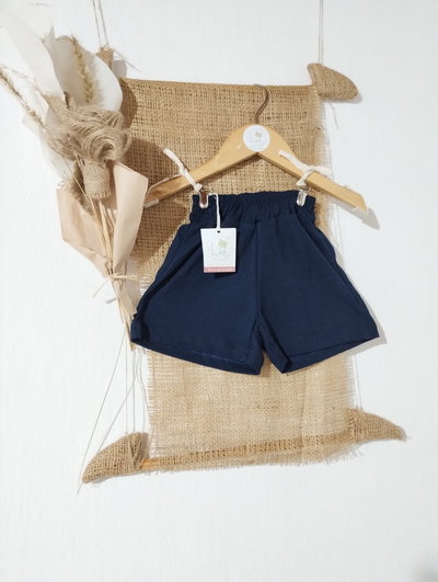Short de Bebé Básico Liso | Cori | Algodón Peinado  