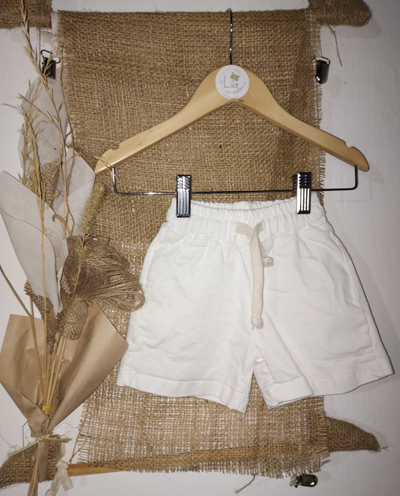 Short de Bebé | Beni | Gabardina&nbsp; con Bolsillos & Cordón