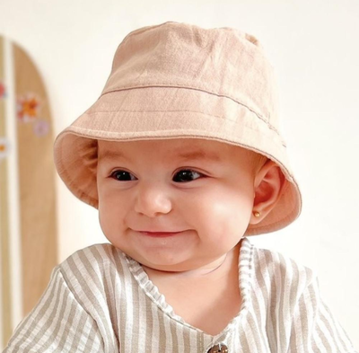 Gorrito Piluso Bebé | Lino Talle 02