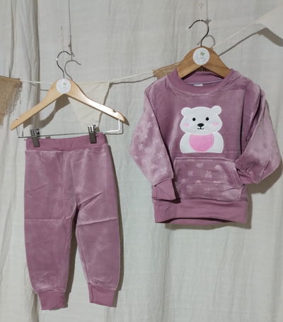Conjunto de Plush Bebés  Buzo+Pantalón "Timo" 
