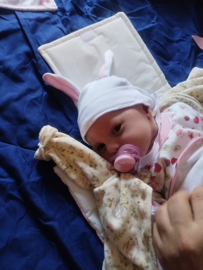 Set de Gorrito Orejas + Escarpines | Baby Rabbit | Algodón 100 %