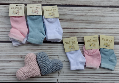 Medias de Bebés Marca "Valtex" Lisas