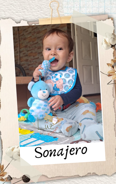 Sonajero Colgante Cunero | Osito | Plush Ultra Liviano Hipoalergénico