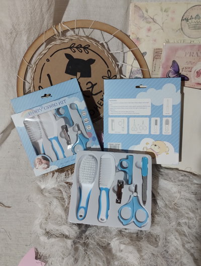 Kit de Cuidado para Bebé Celeste | Set de Higiene Completo