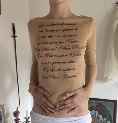 Remera Evita Capitana Ml