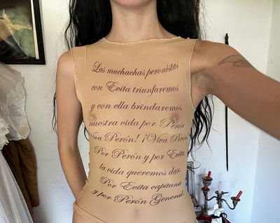 Remera Evita Capitana MC