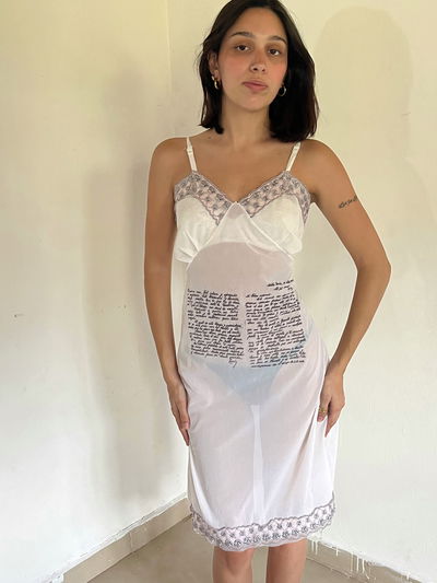 enagua blanca carta a peron 