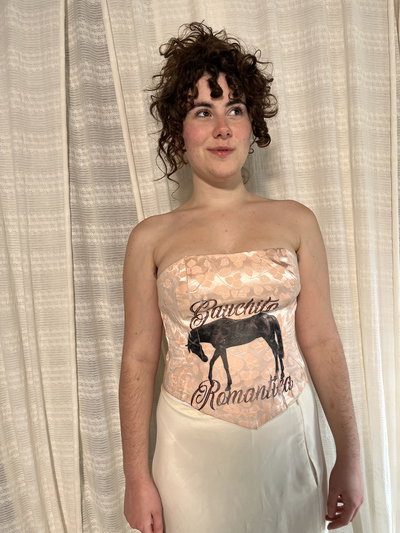 Corset Rosa Gauchita Romántica 