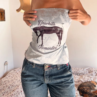 Coset celeste Gauchita Romántica 