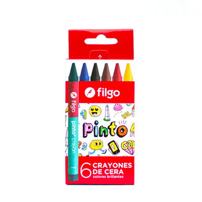 Crayones Filgo pinto x 6 cortos