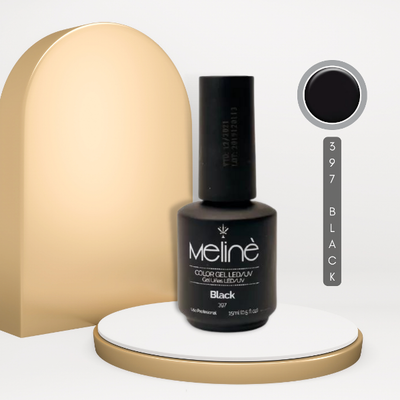 Meliné esmalte semipermanente 397, negro.