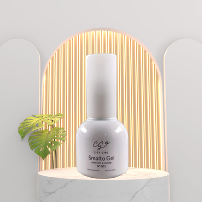 Esmalte semipermanente city girl 32 blanco.